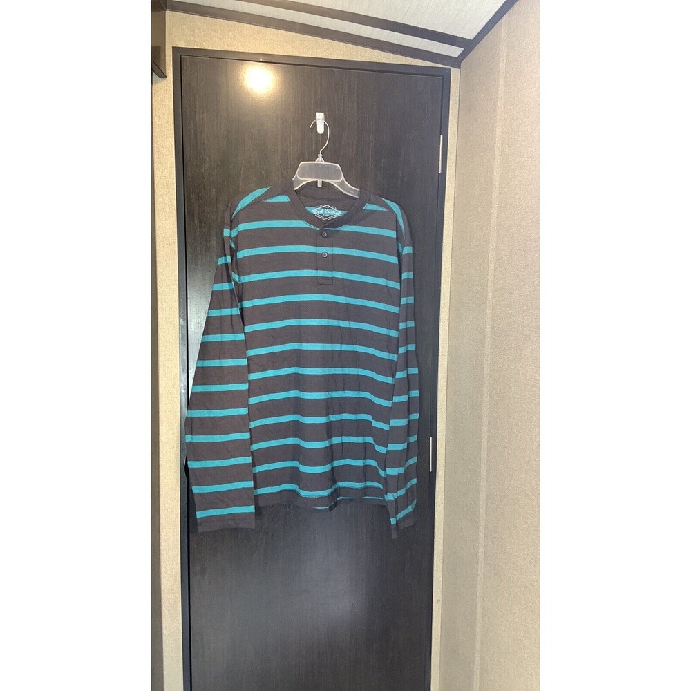Red Camel striped long sleeve shirt XL
